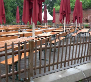 Barfüßer Biergarten im Glacis