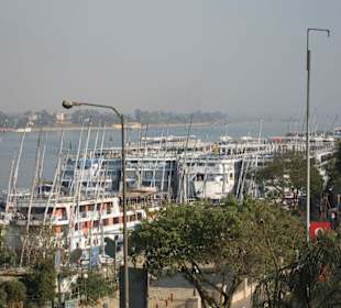 Anlegestelle der Kreuzfartschffe in Luxor