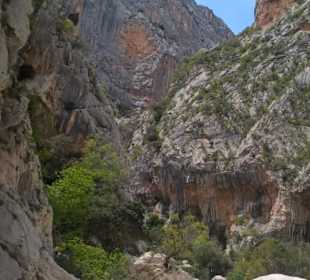 Canyon Gorropu-nur zu Fuß erreichbar