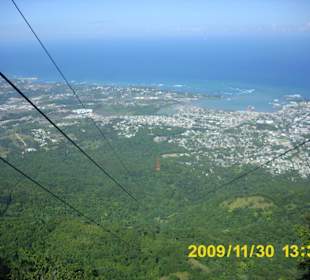 Blick aus der Seilbahn