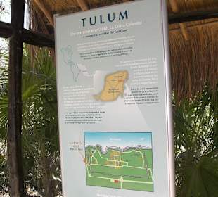 Infoschild Tulum