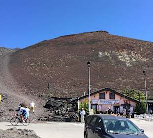 Blick zum Etna, leider seitlich