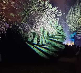 ...werden beleuchtet.