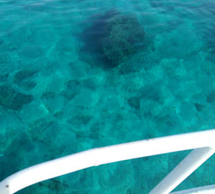 Boots Trip - kristallklares Wasser