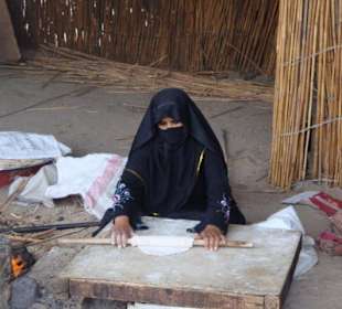 So machen die Pedunine das Brot