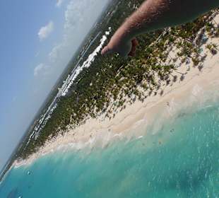 Strand aus sicht vom Parasailling 