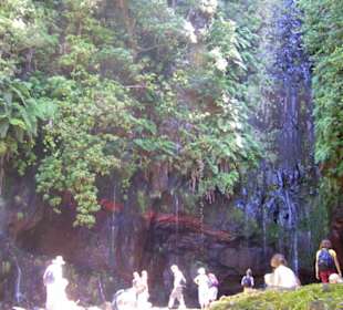 Levada Rabacal Wanderung - Wasserfall