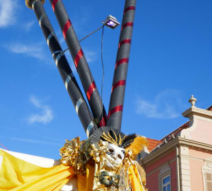 Dekoration an einem Stand