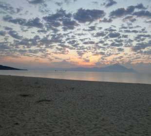 Sonnenaufgang über Berg Athos