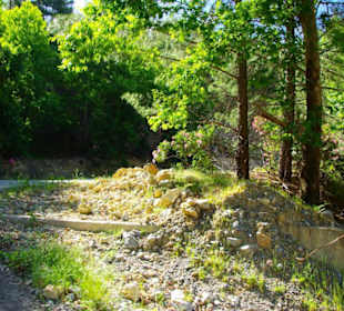 Anfahrt zum Staudamm von Side nach Manavgat