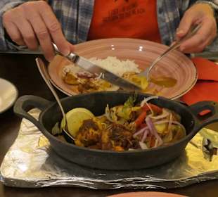 Leckeres Abendessen bei Jogi Indien Restaurant