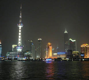 Pudong am Abend!