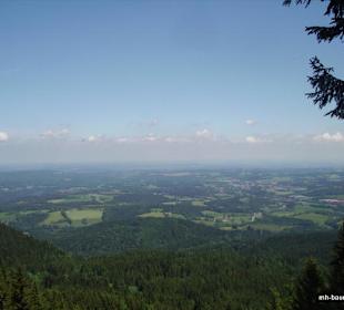 Blick über die bayerischen Voralpen