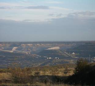 Blick auf die riesige Fläche