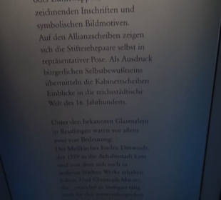 1. Obergeschoß - Zünfte - Reichtadt 16 - 18. Jh.
