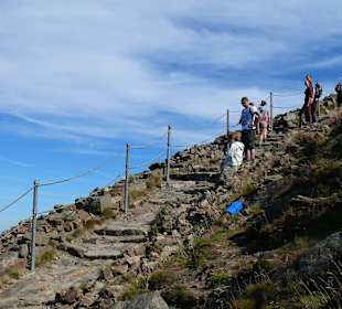 Podejście (trudniejsze)  na szczyt Śnieżki