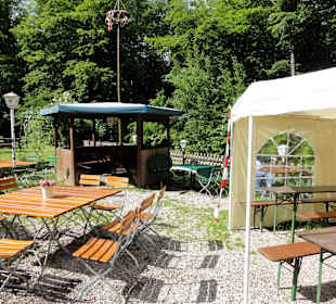 Garten der Waldgaststätte