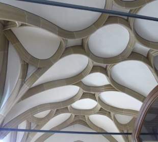 Rippengewölbe an der Decke