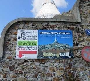 Hinweis auf eine Unterkunft  in der Nähe