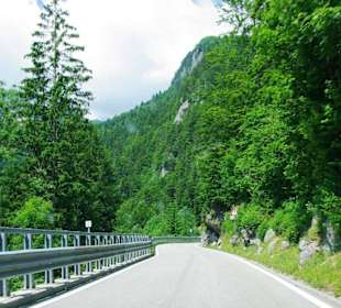 Auffahrt Plöckenpasse im Juni