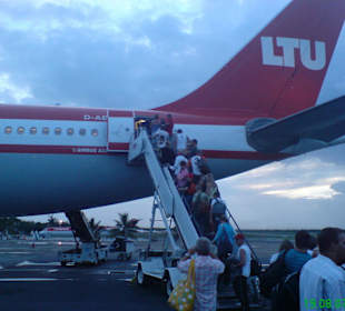 Ankunft mit LTU in Punta Cana