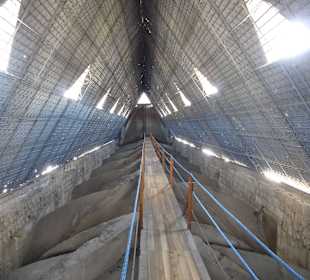 Gang/Steg über das KirchenschiffBlick über die Sta