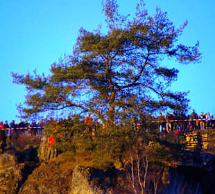 Blick zum Hauptfeuer Zoom