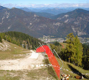 Oben angekommen - Monte Lussari