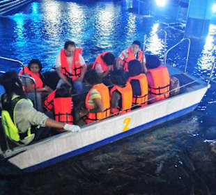 Bootsfahrt im Aquarium