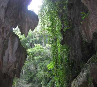 Fahrt mit dem Boot durch die Höhle