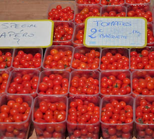Impressionen vom Wochenmarkt Saint-Cyprien-Plage