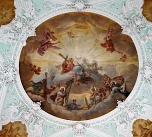 Deckenmalerei im Gewölbe der Basilika