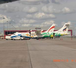 Unsere Maschine nach Trat