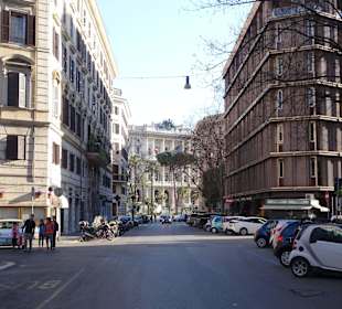 Blick die Straße hinunter (Corte Suprema)