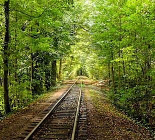 Bahnstrecke der Museumsbahn am Kurweg 1