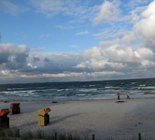 Der Strand im Herbst