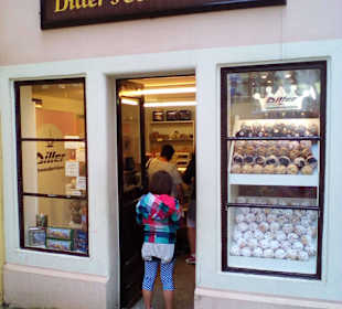 Diller Schneeballen Shop in Rothenburg o.d. Tauber