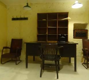 Büro unter der Erde