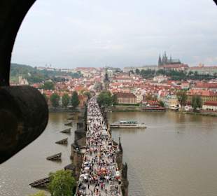 Karlsbrücke von oben