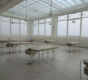 Im historischen Sektionssaal des Museums