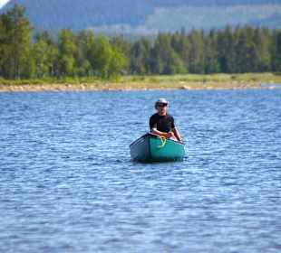 Kanutour in Lappland