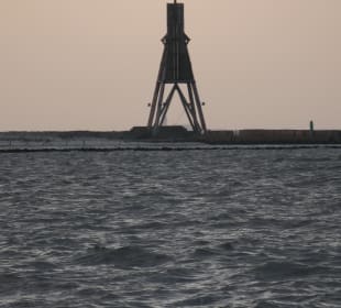 Das Wahrzeichen von Cuxhaven: die Kugelbake