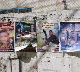 Märtyrer Friedhof in Nablus
