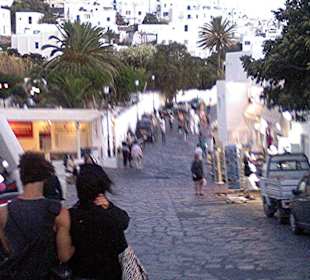 Weg vom Hotel Aegean zum Hafen