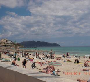 Das ist der Strand von Cala Millor