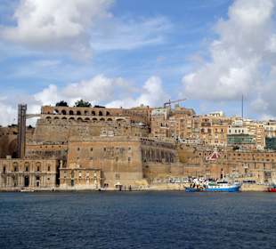 Grand Harbour unterhalb der Upper Barrakka Gardens