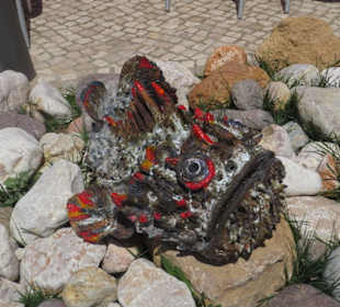 Wunderschön modellierter Fisch