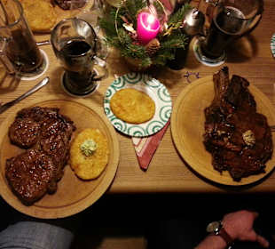 Hochrippe mit Rösti