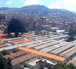 Blick auf den Friedhof