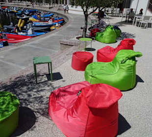 Impressionen von der Terrasse des Restaurants